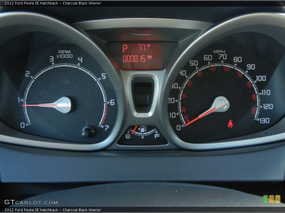 Charcoal Black Interior Gauges for the 2012 Ford Fiesta SE Hatchback #56125952