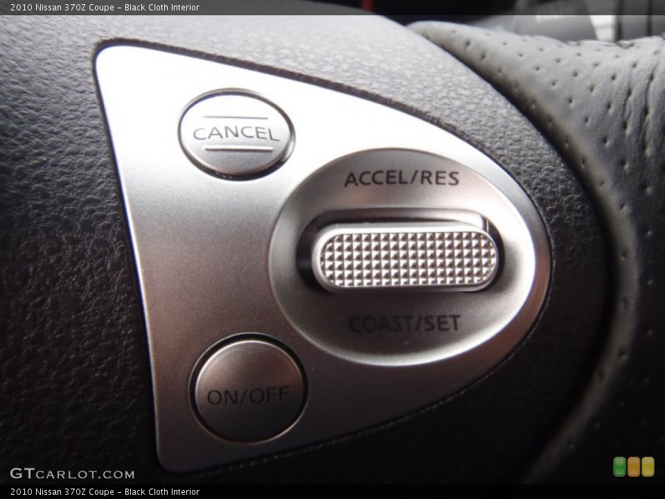 Black Cloth Interior Controls for the 2010 Nissan 370Z Coupe #56126255