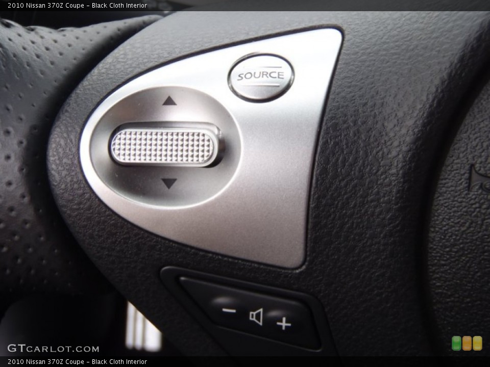 Black Cloth Interior Controls for the 2010 Nissan 370Z Coupe #56126264