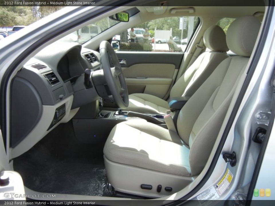 Medium Light Stone Interior Photo for the 2012 Ford Fusion Hybrid #56126435