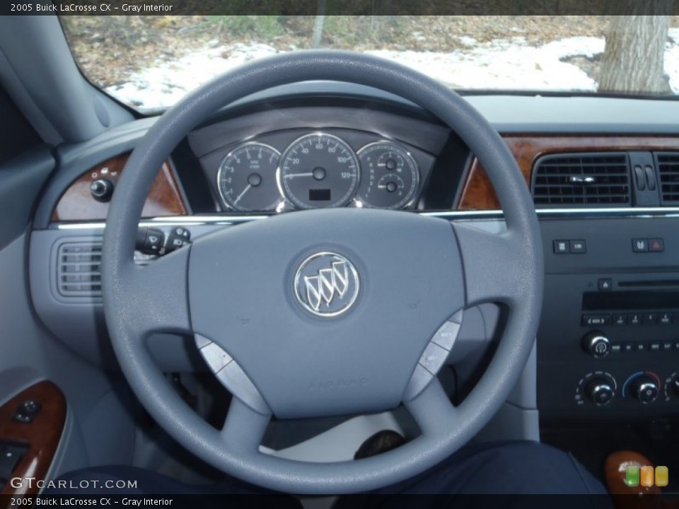 Gray Interior Steering Wheel for the 2005 Buick LaCrosse CX #56126744