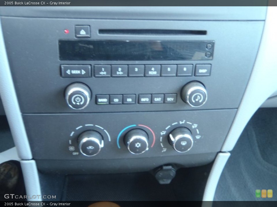 Gray Interior Controls for the 2005 Buick LaCrosse CX #56126786