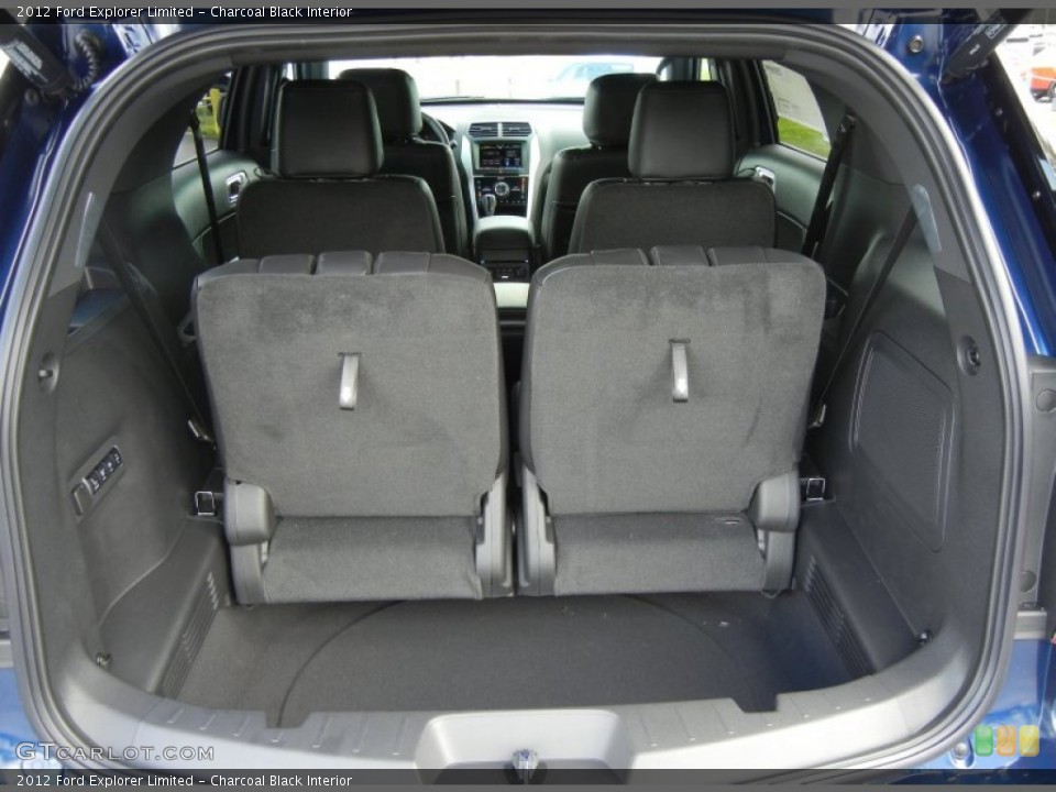 Charcoal Black Interior Trunk for the 2012 Ford Explorer Limited #56126969