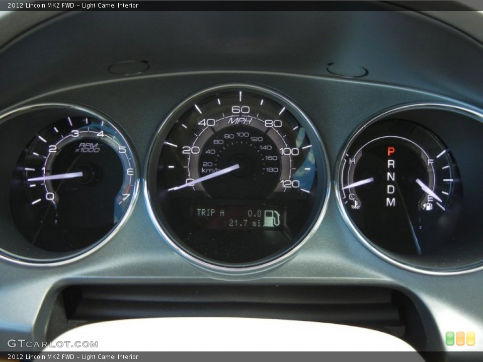 Light Camel Interior Gauges for the 2012 Lincoln MKZ FWD #56127060