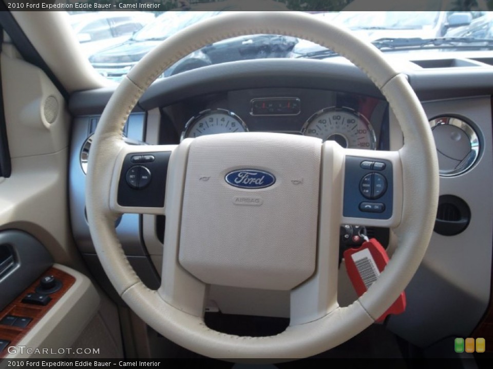 Camel Interior Steering Wheel for the 2010 Ford Expedition Eddie Bauer #56128499