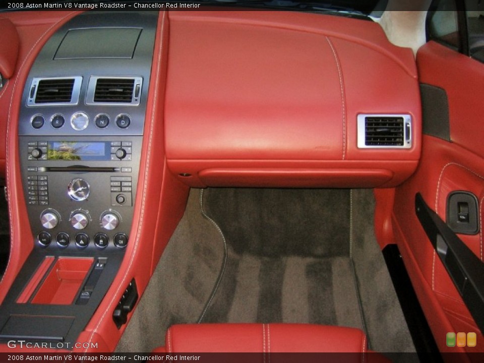 Chancellor Red Interior Dashboard for the 2008 Aston Martin V8 Vantage Roadster #56129084