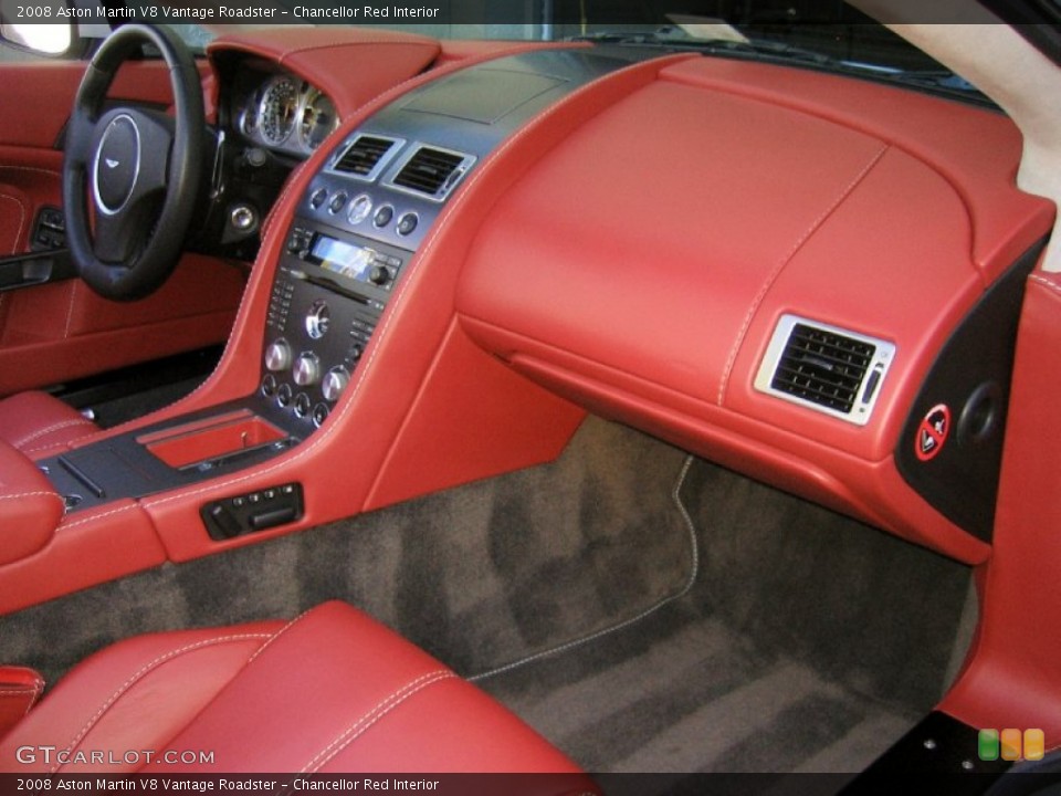 Chancellor Red Interior Dashboard for the 2008 Aston Martin V8 Vantage Roadster #56129105