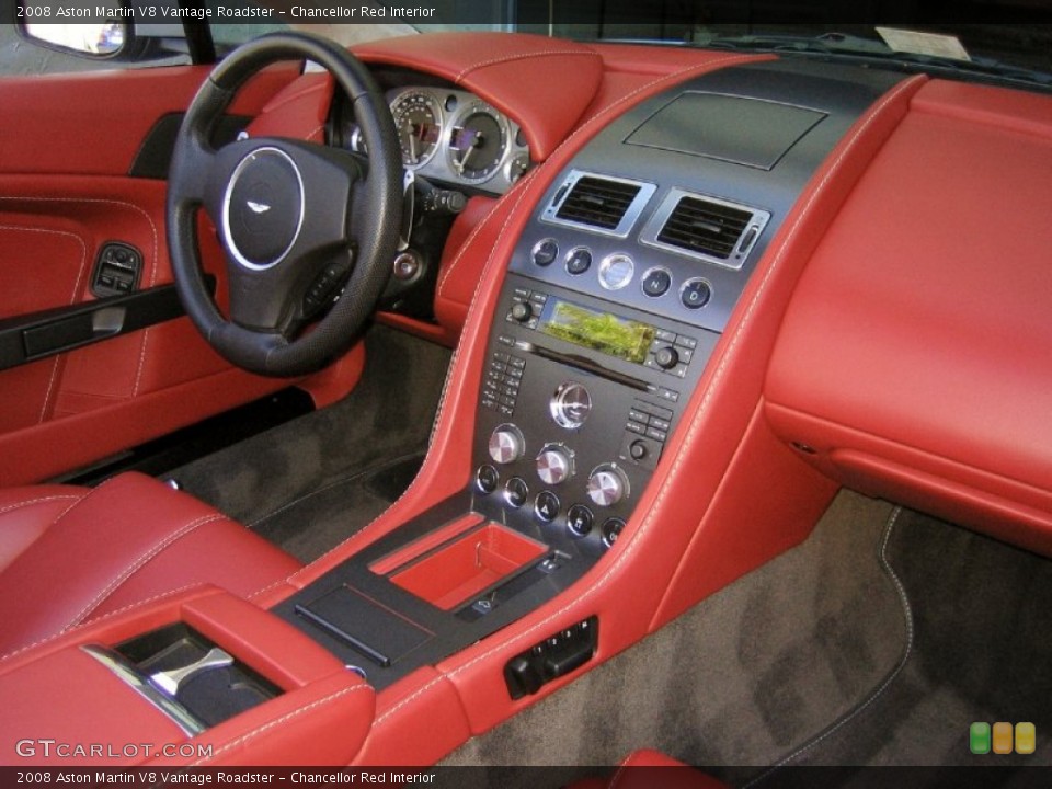 Chancellor Red Interior Controls For The 2008 Aston Martin