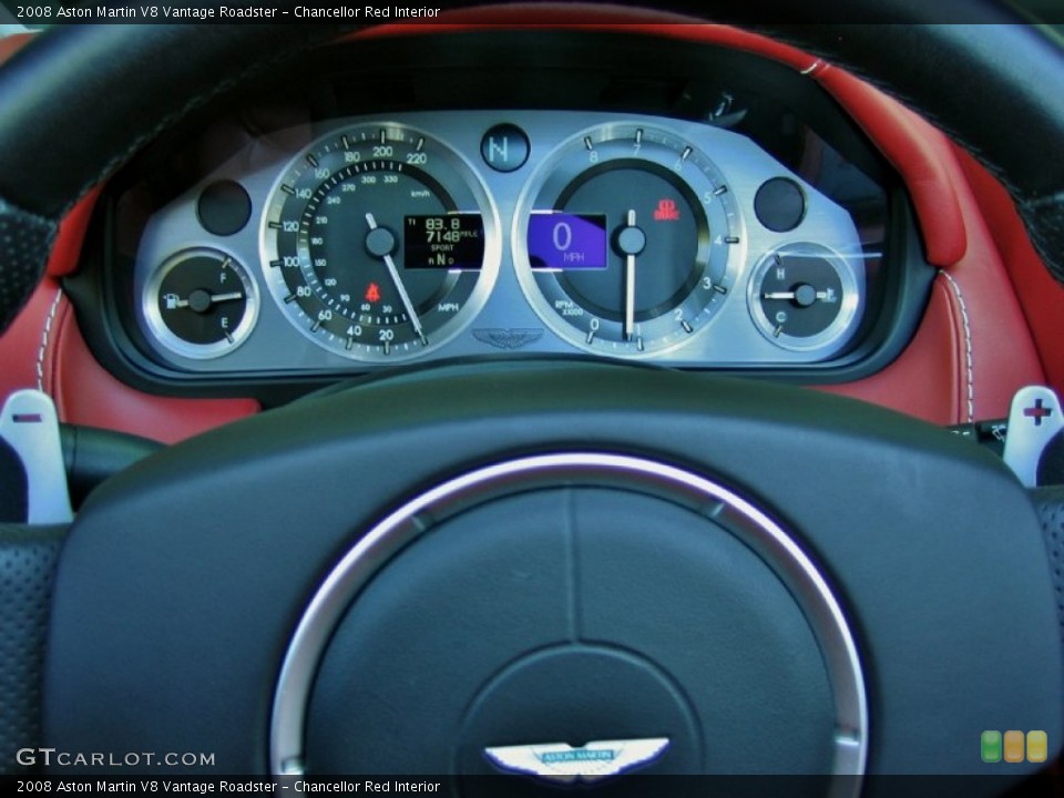 Chancellor Red Interior Gauges for the 2008 Aston Martin V8 Vantage Roadster #56129123