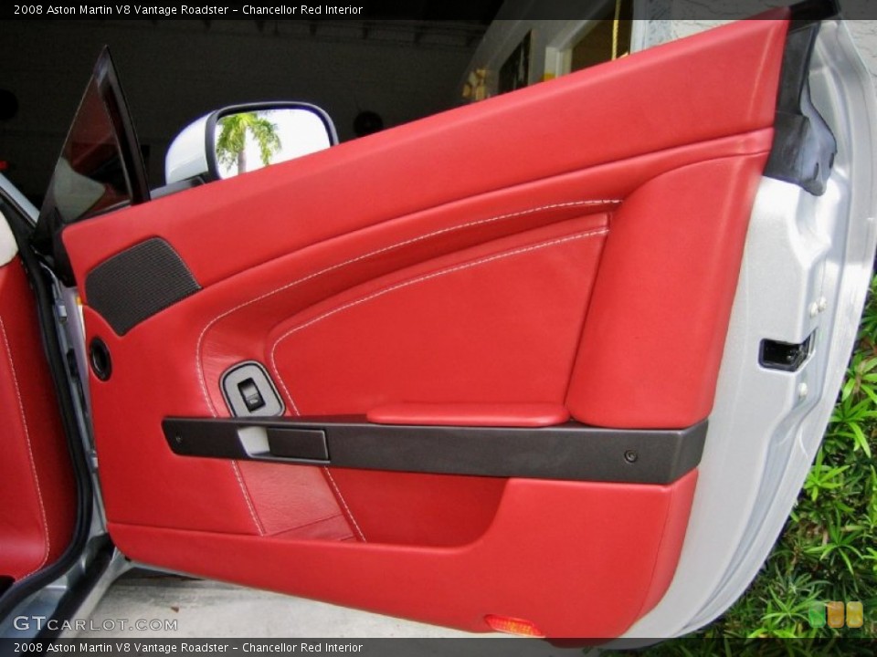 Chancellor Red Interior Door Panel for the 2008 Aston Martin V8 Vantage Roadster #56129213