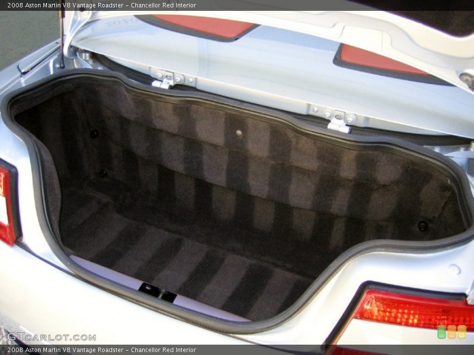 Chancellor Red Interior Trunk for the 2008 Aston Martin V8 Vantage Roadster #56129270