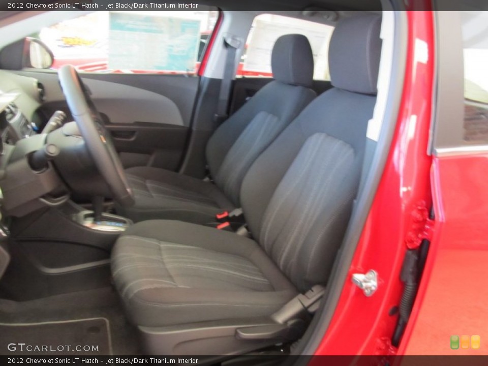 Jet Black/Dark Titanium Interior Photo for the 2012 Chevrolet Sonic LT Hatch #56129772