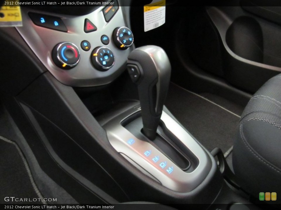 Jet Black/Dark Titanium Interior Transmission for the 2012 Chevrolet Sonic LT Hatch #56129804