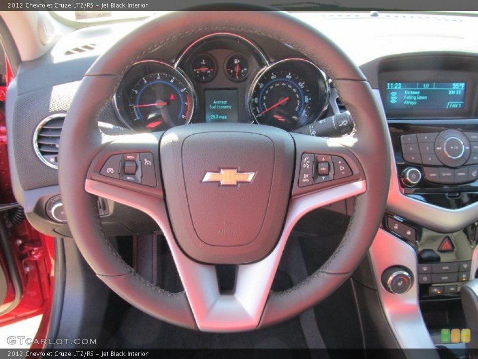 Jet Black Interior Steering Wheel for the 2012 Chevrolet Cruze LTZ/RS #56130680