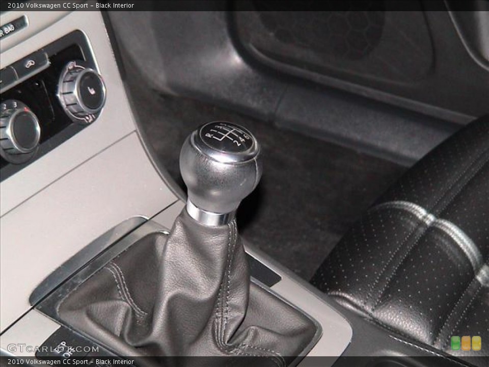 Black Interior Transmission for the 2010 Volkswagen CC Sport #56131033