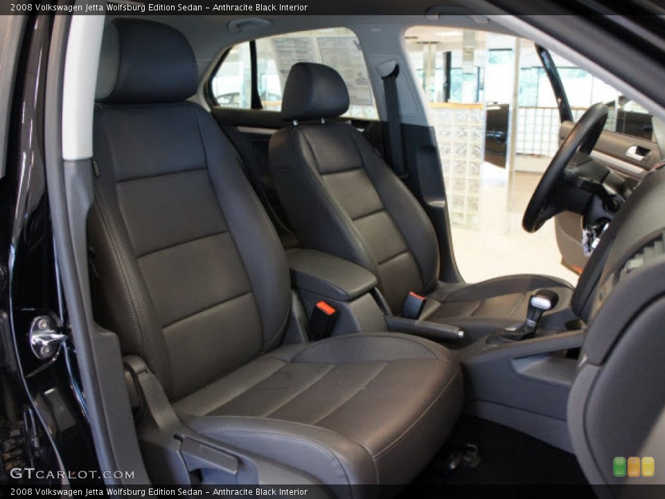 Anthracite Black Interior Photo for the 2008 Volkswagen Jetta Wolfsburg Edition Sedan #56131325