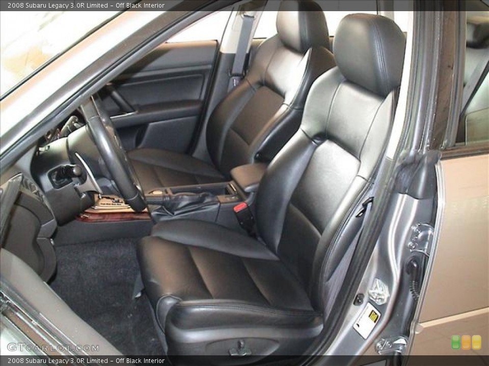 Off Black Interior Photo for the 2008 Subaru Legacy 3.0R Limited #56132904