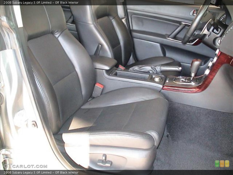 Off Black Interior Photo for the 2008 Subaru Legacy 3.0R Limited #56132996