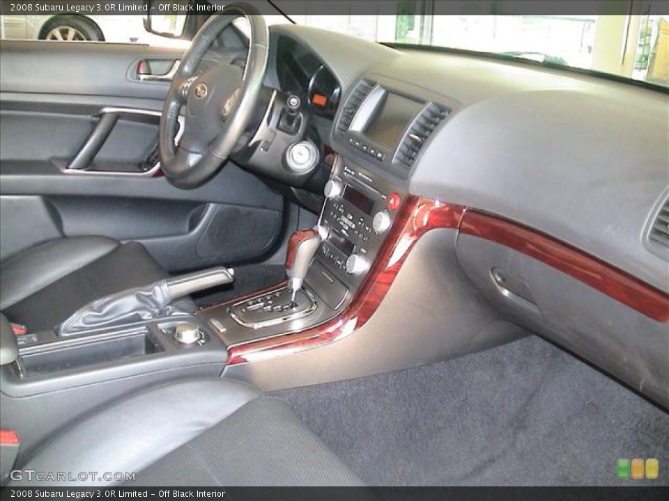 Off Black Interior Dashboard for the 2008 Subaru Legacy 3.0R Limited #56133003