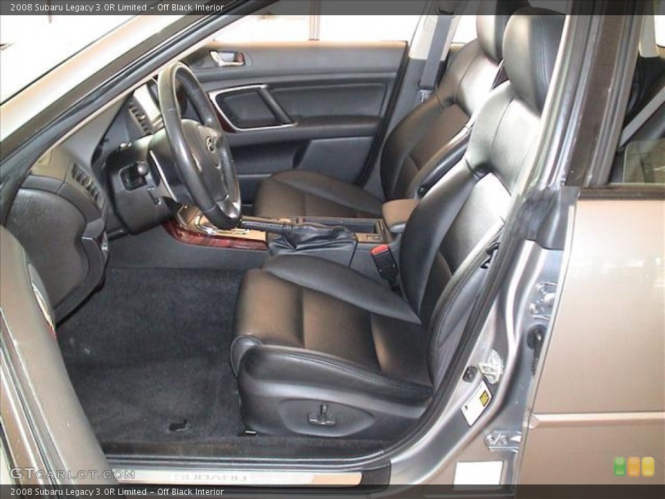 Off Black Interior Photo for the 2008 Subaru Legacy 3.0R Limited #56133044