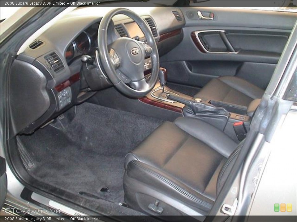 Off Black Interior Photo for the 2008 Subaru Legacy 3.0R Limited #56133050