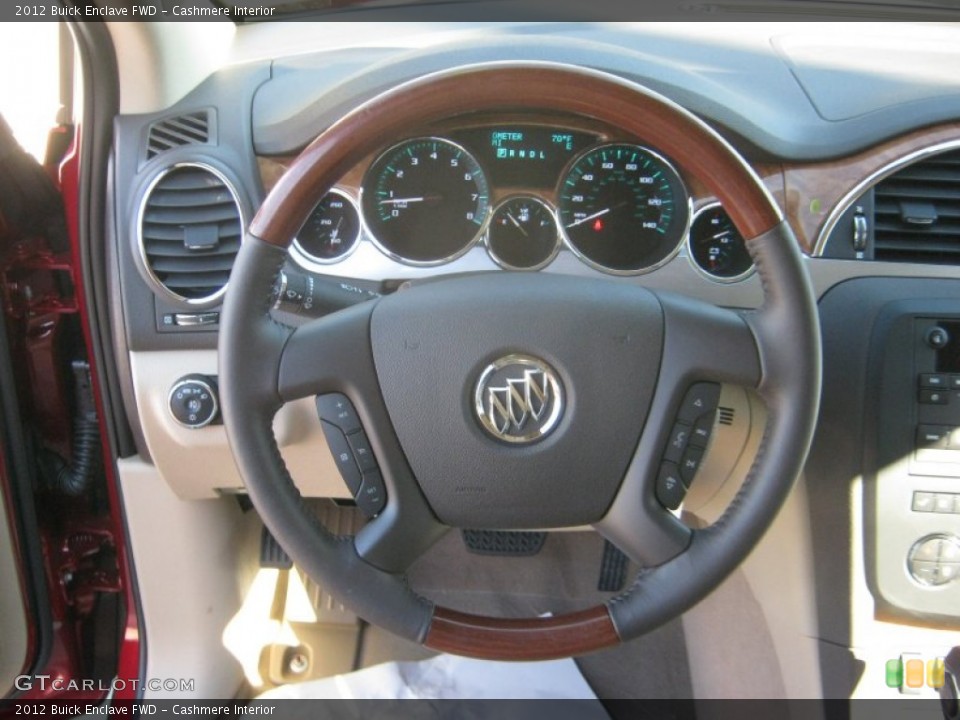 Cashmere Interior Steering Wheel for the 2012 Buick Enclave FWD #56133134