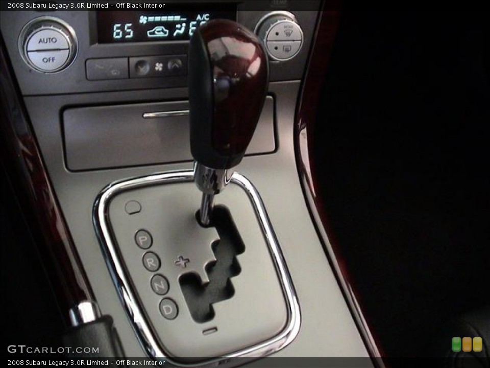 Off Black Interior Transmission for the 2008 Subaru Legacy 3.0R Limited #56133224