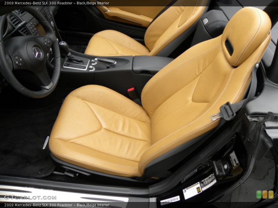Black/Beige Interior Photo for the 2009 Mercedes-Benz SLK 300 Roadster #56133314
