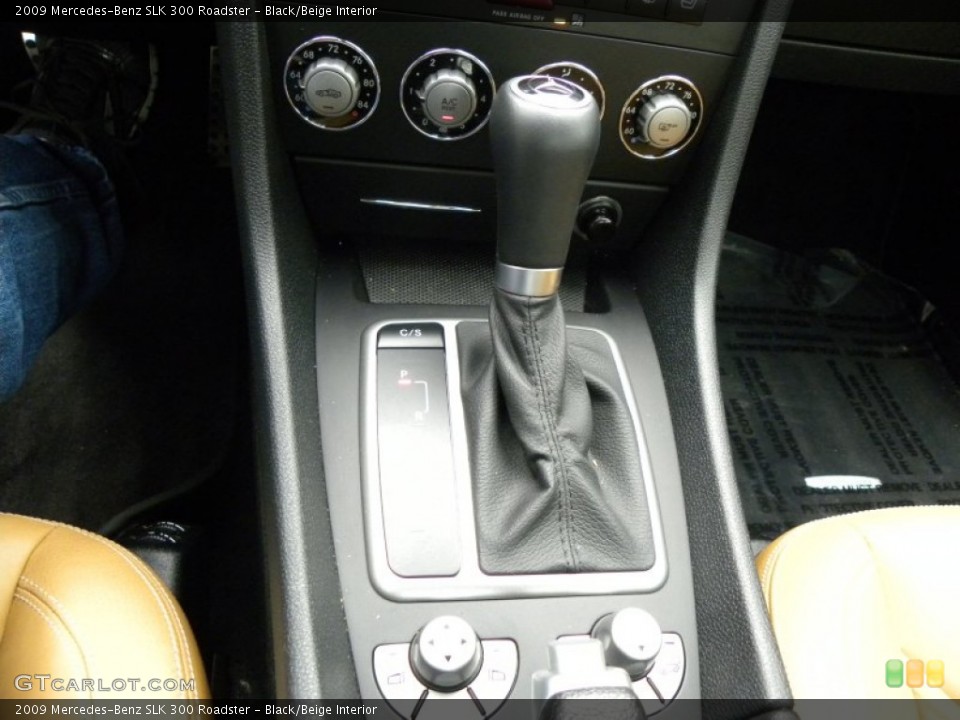 Black/Beige Interior Transmission for the 2009 Mercedes-Benz SLK 300 Roadster #56133434