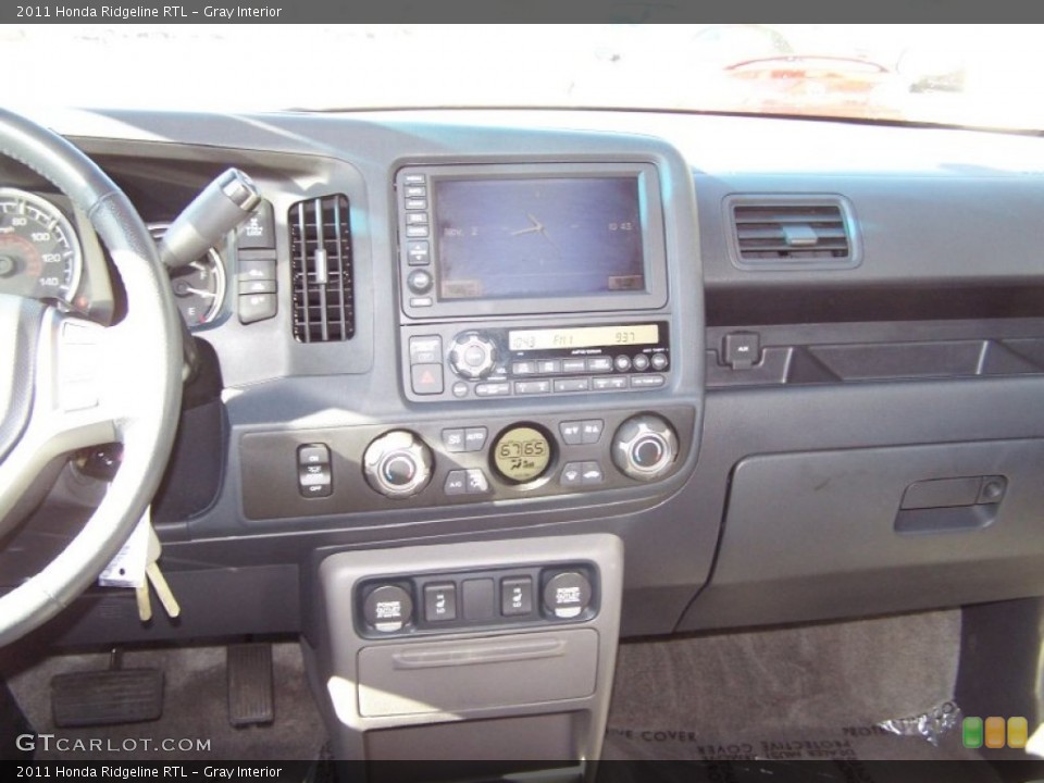 Gray Interior Dashboard for the 2011 Honda Ridgeline RTL #56134985