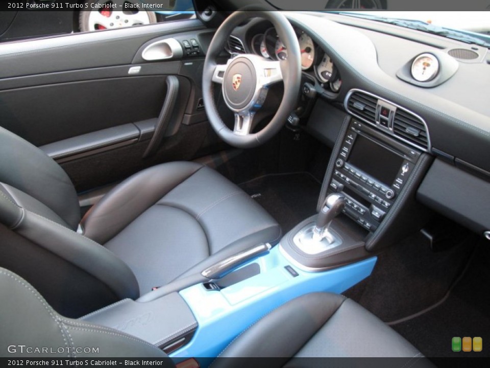 Black Interior Photo for the 2012 Porsche 911 Turbo S Cabriolet #56136158