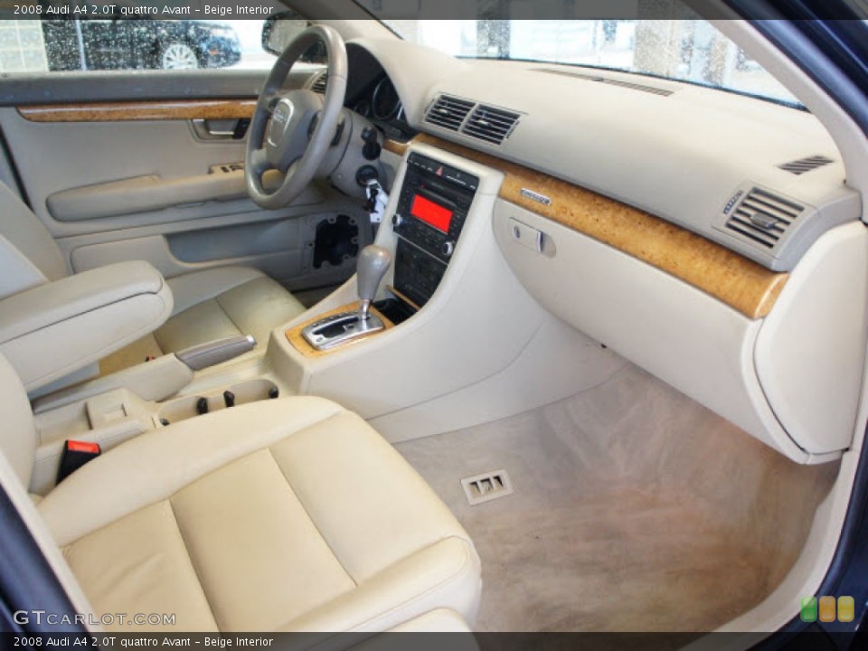 Beige Interior Photo for the 2008 Audi A4 2.0T quattro Avant #56136161