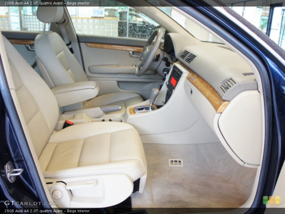 Beige Interior Photo for the 2008 Audi A4 2.0T quattro Avant #56136170