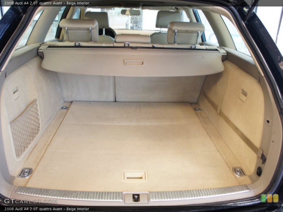 Beige Interior Trunk for the 2008 Audi A4 2.0T quattro Avant #56136197