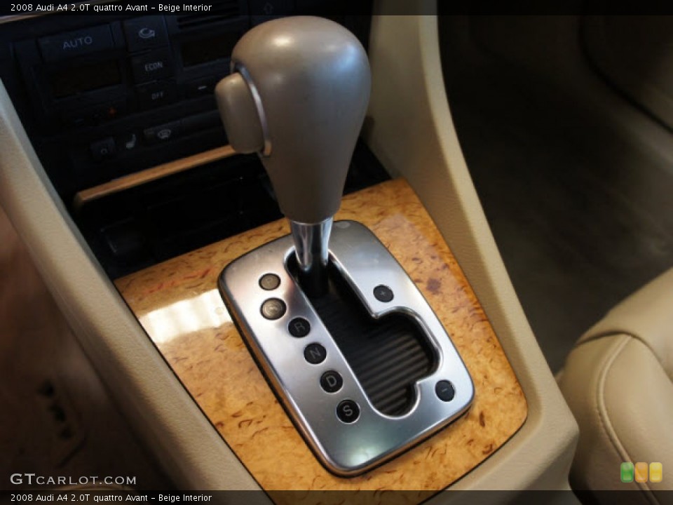 Beige Interior Transmission for the 2008 Audi A4 2.0T quattro Avant #56136286