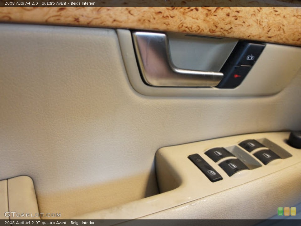 Beige Interior Controls for the 2008 Audi A4 2.0T quattro Avant #56136347