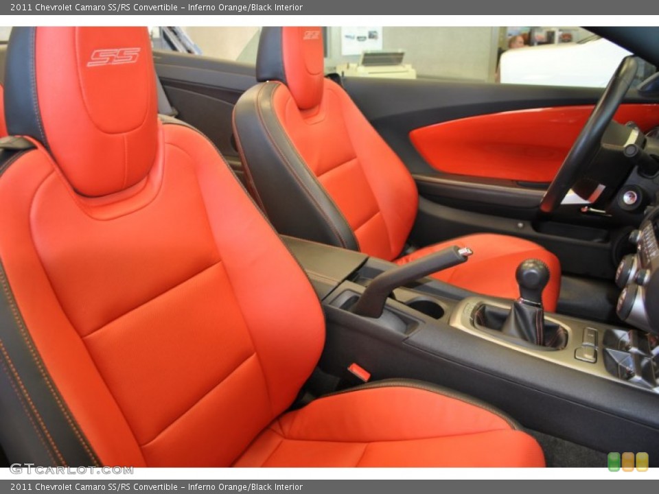 Inferno Orange/Black Interior Photo for the 2011 Chevrolet Camaro SS/RS Convertible #56136458