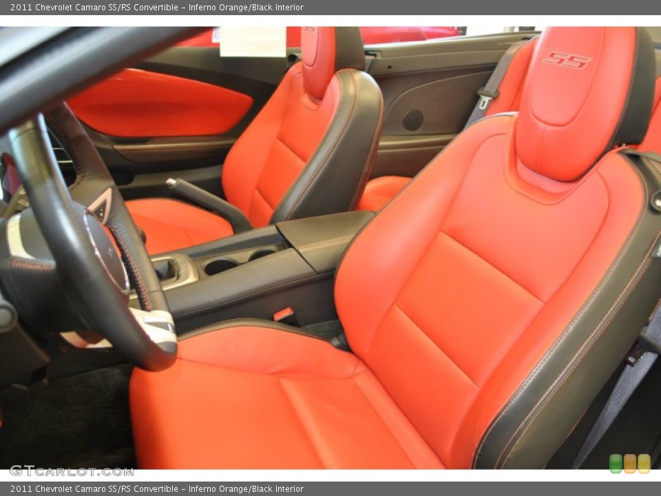 Inferno Orange/Black Interior Photo for the 2011 Chevrolet Camaro SS/RS Convertible #56136476