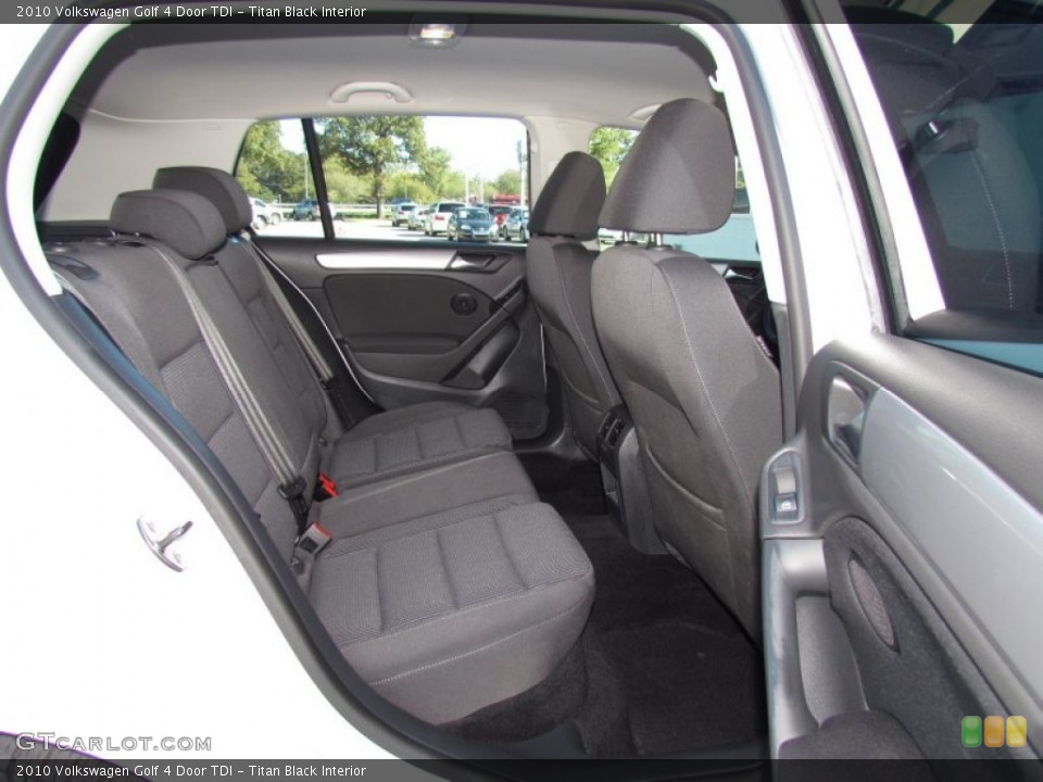 Titan Black Interior Photo for the 2010 Volkswagen Golf 4 Door TDI #56136632