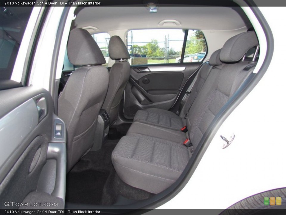Titan Black Interior Photo for the 2010 Volkswagen Golf 4 Door TDI #56136641