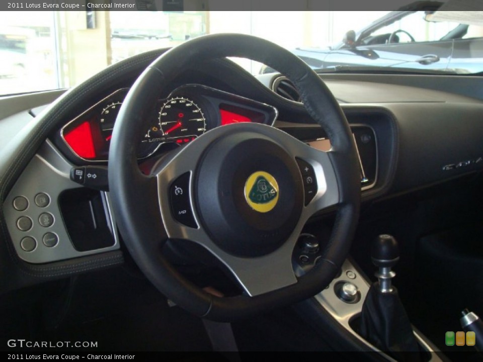 Charcoal Interior Steering Wheel for the 2011 Lotus Evora Coupe #56136719