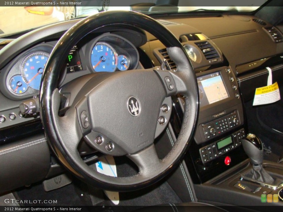 Nero Interior Steering Wheel for the 2012 Maserati Quattroporte S #56137052
