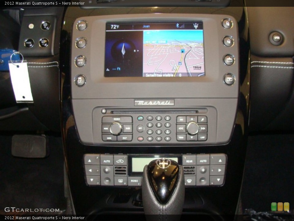 Nero Interior Navigation for the 2012 Maserati Quattroporte S #56137061