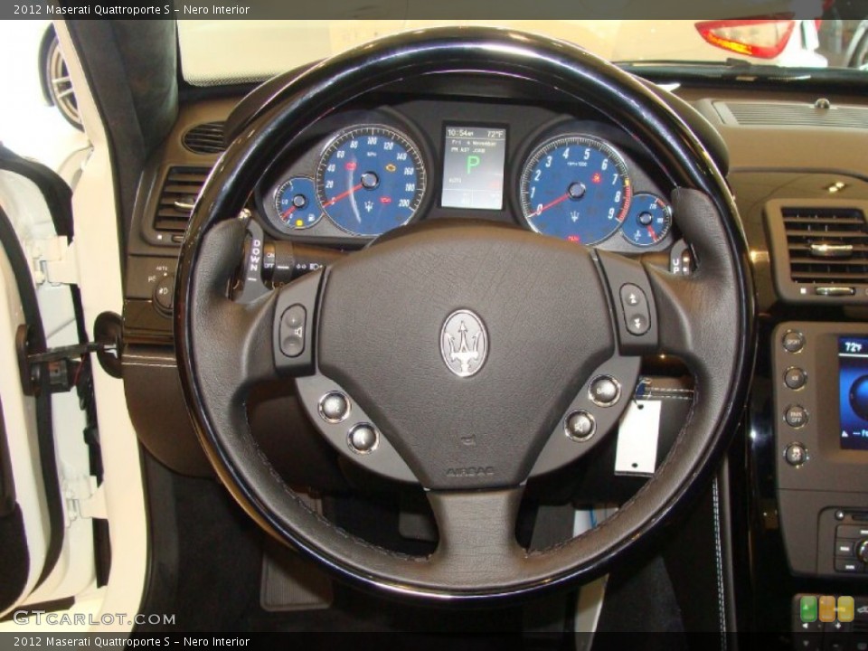 Nero Interior Steering Wheel for the 2012 Maserati Quattroporte S #56137079