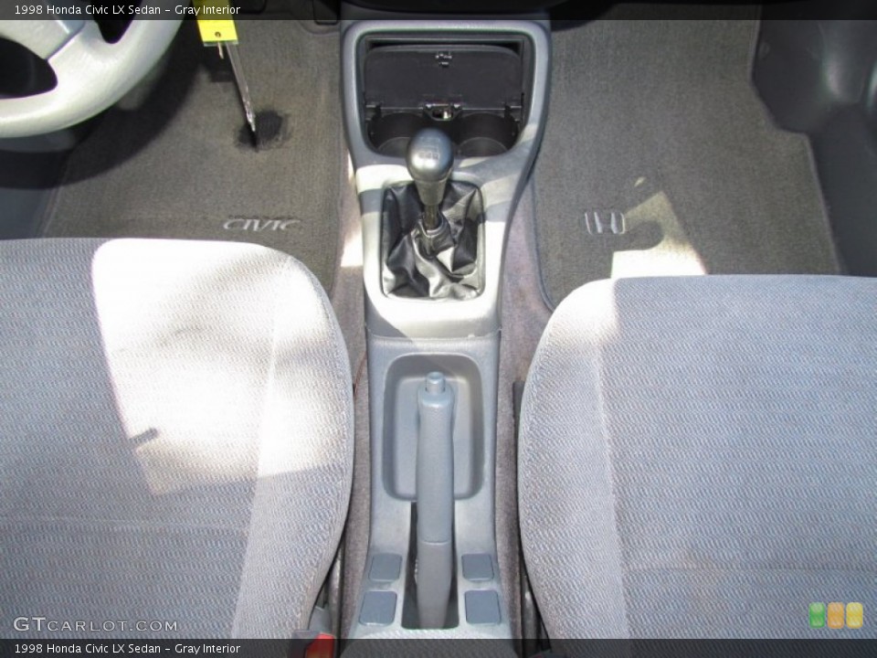 Gray Interior Transmission for the 1998 Honda Civic LX Sedan #56137268
