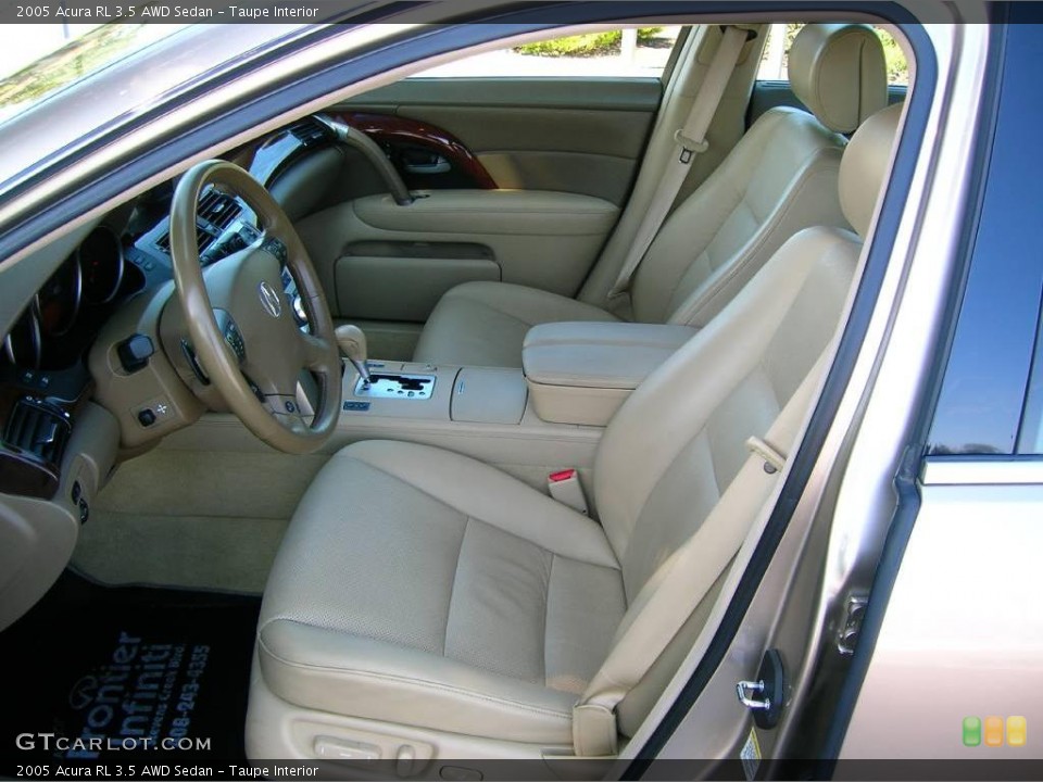 Taupe Interior Front Seat for the 2005 Acura RL 3.5 AWD Sedan #5613783
