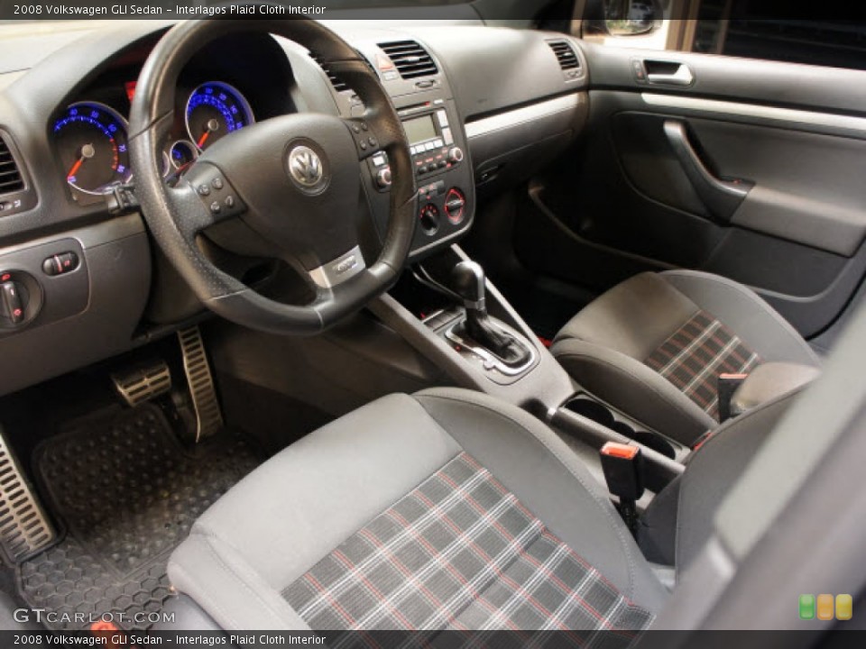 Interlagos Plaid Cloth Interior Photo for the 2008 Volkswagen GLI Sedan #56138192