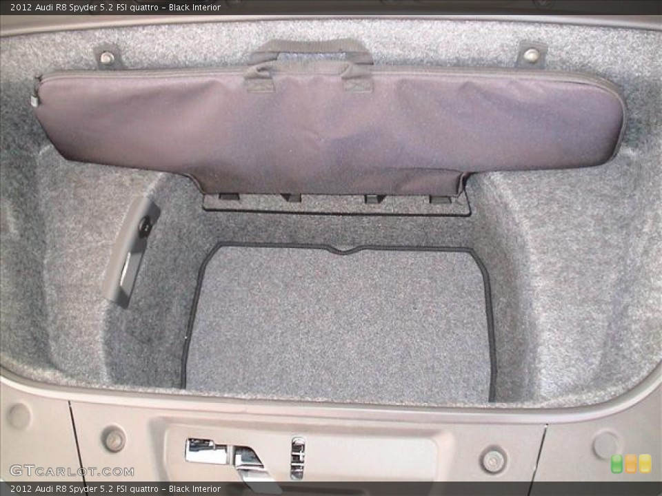 Black Interior Trunk for the 2012 Audi R8 Spyder 5.2 FSI quattro #56139026