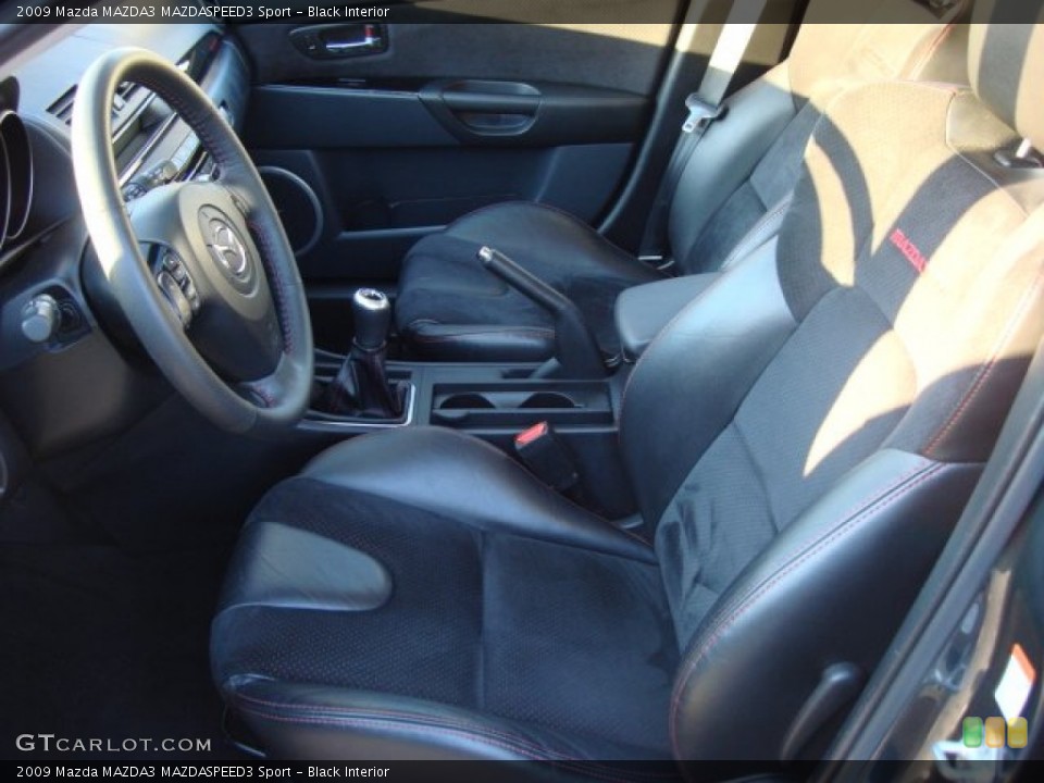Black Interior Photo for the 2009 Mazda MAZDA3 MAZDASPEED3 Sport #56139047