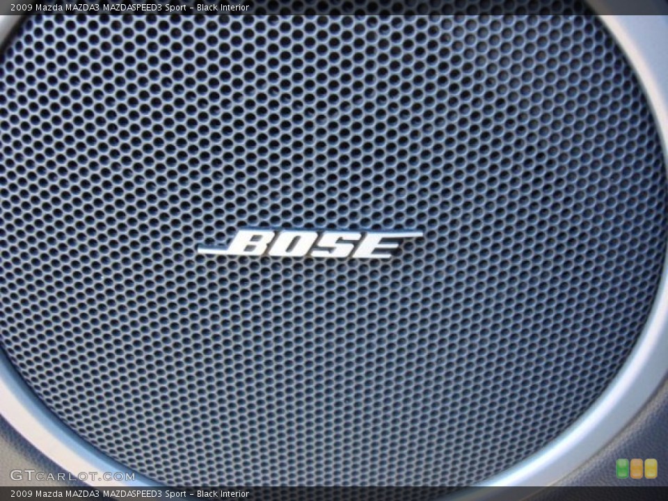 Black Interior Audio System for the 2009 Mazda MAZDA3 MAZDASPEED3 Sport #56139071